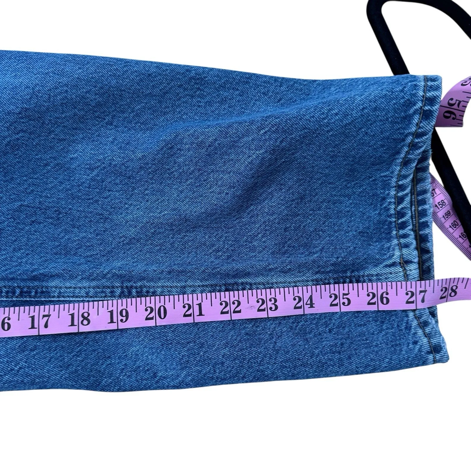 Agolde Womens Wyman Low Slung‎ Vintage Straight Jeans 33 Medium Wash Inseam 27 - Image 10