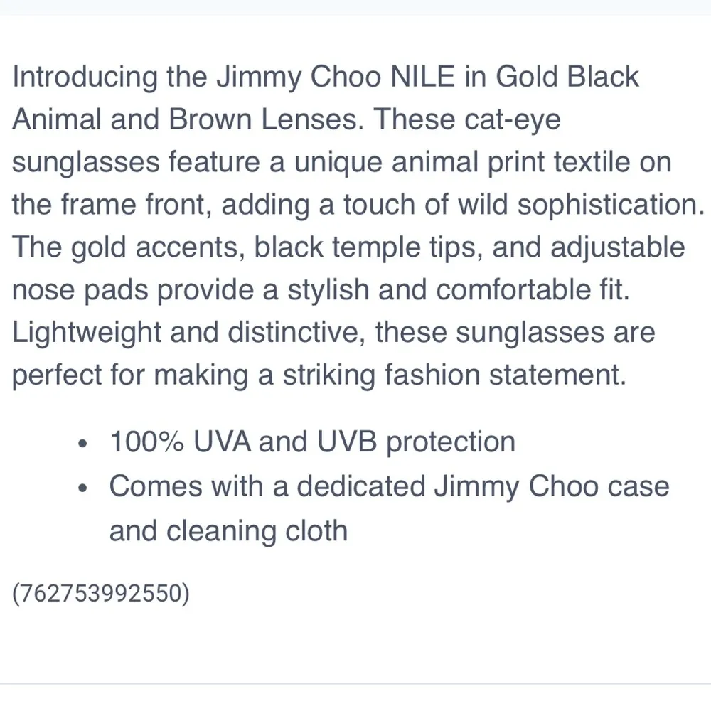 Jimmy choo sunglasses - Image 4