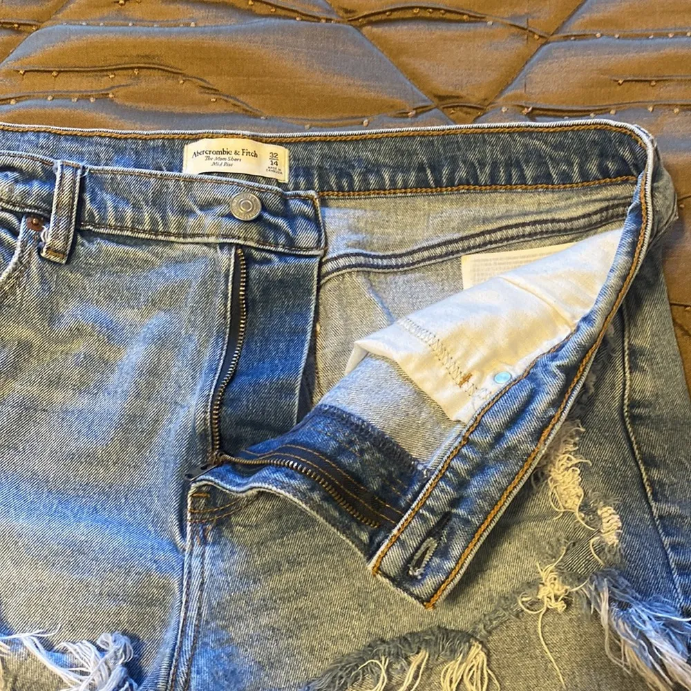 Abercrombie & Fitch A&F Denim Jean Shorts - Image 2
