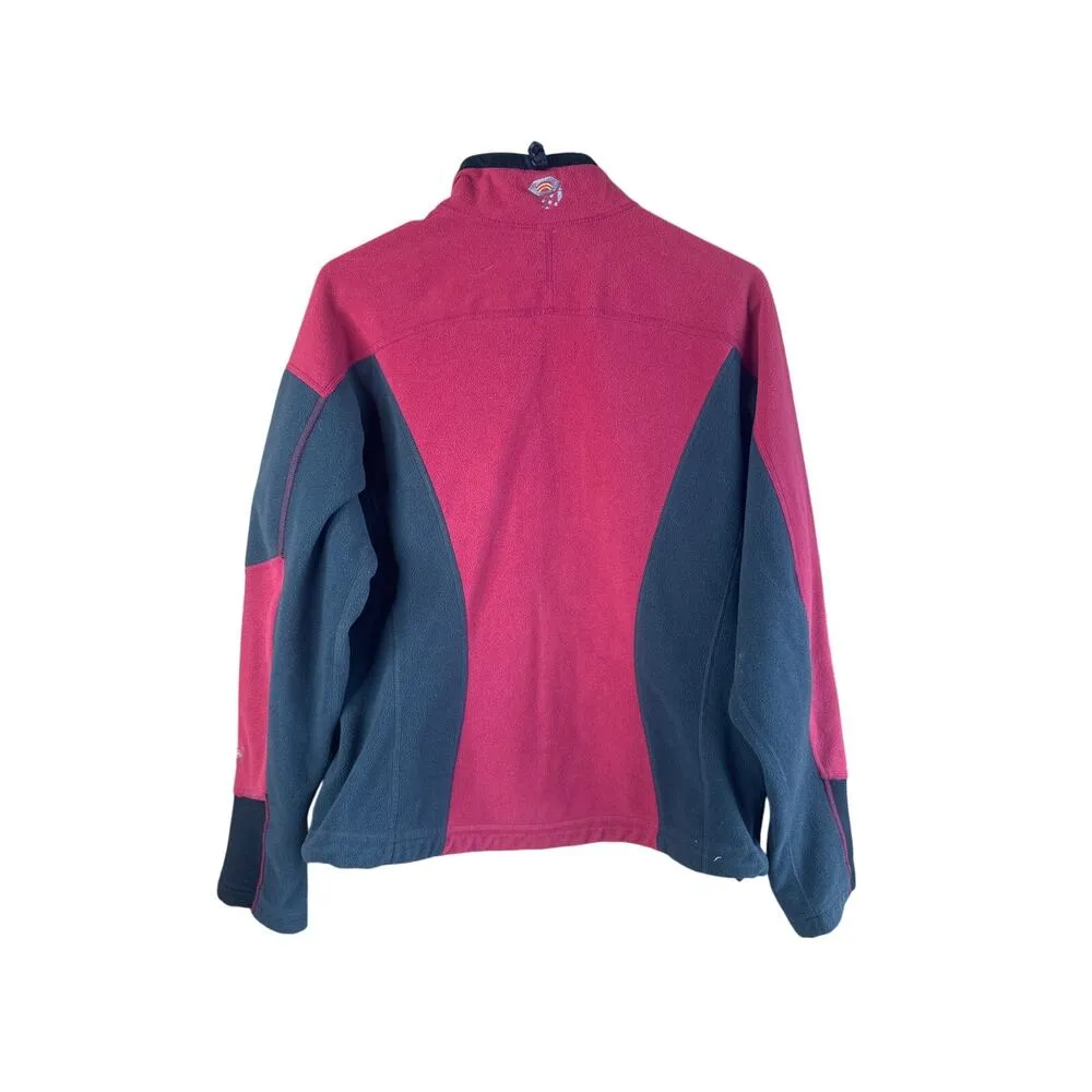 Mountain Hardwear Women’s Size 8 Red & Gray Polartec Fleece Full Zip Jacket - Image 2