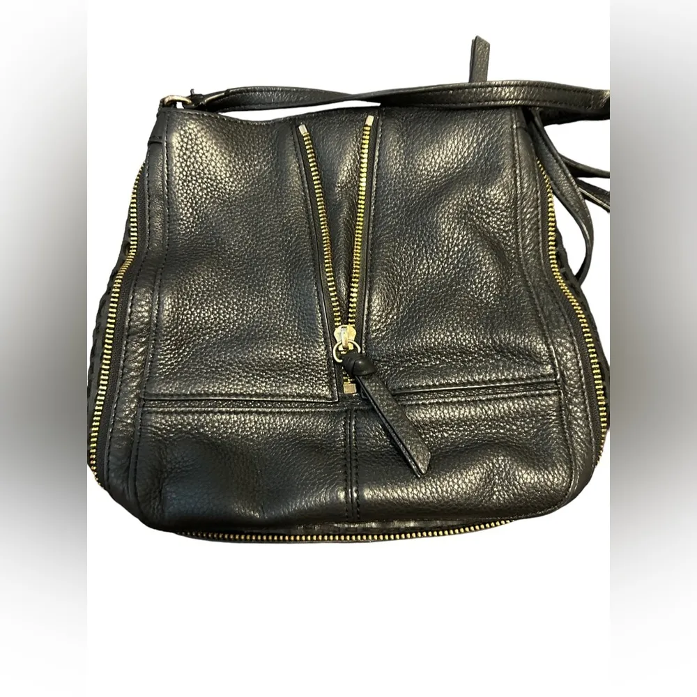 Vince Camuto  black leather crossbody bag - Image 2