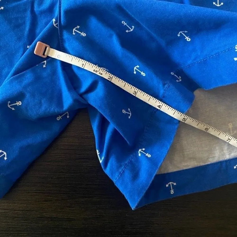 Old Navy anchor blue shorts size 10 sailor - Image 6