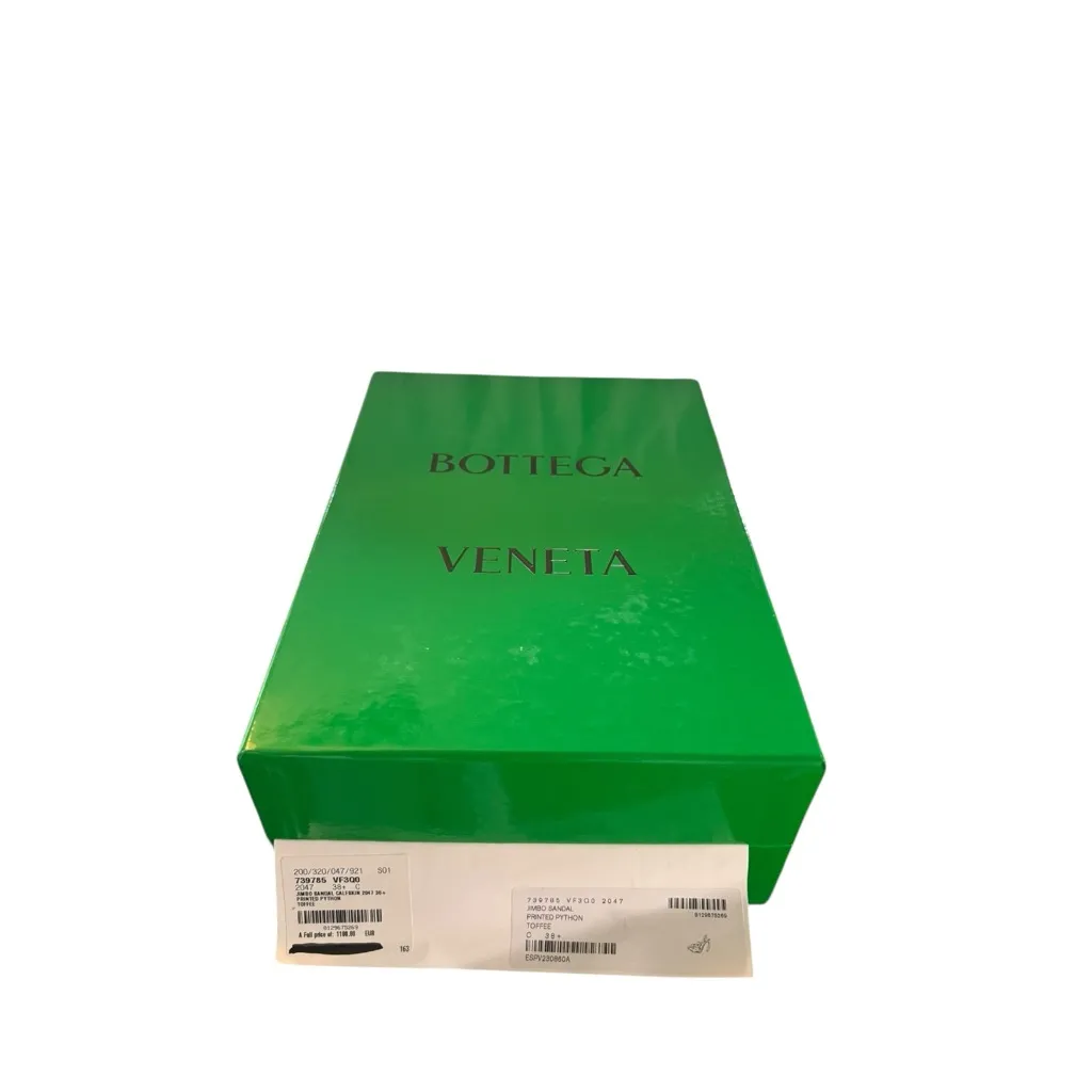 NWT Bottega Veneta Brown Leather Jimbo Sling Back Sandals EU Size 38.5/US 8.5 - Image 15