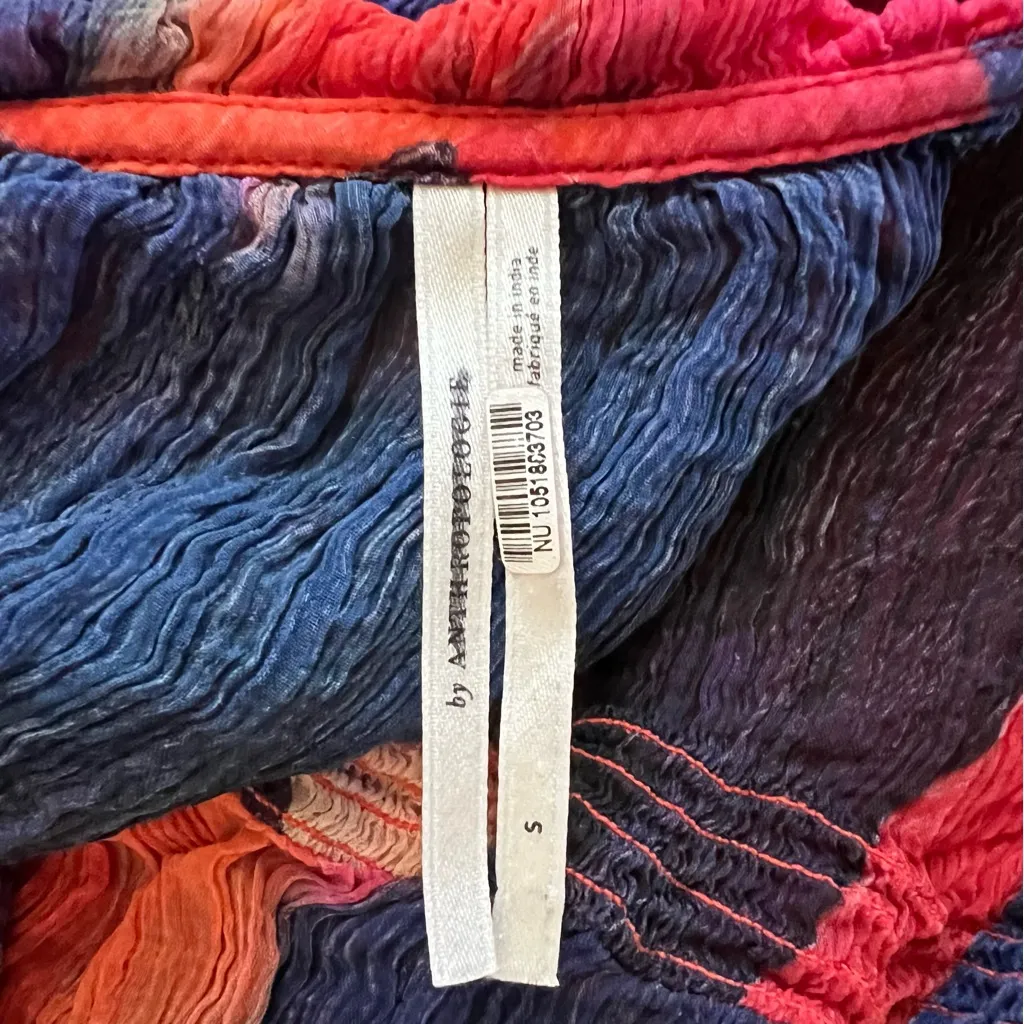 Anthropologie The Marais Women’s Printed Chiffon Tiered Ruffle Maxi Dress Sz S - Image 5