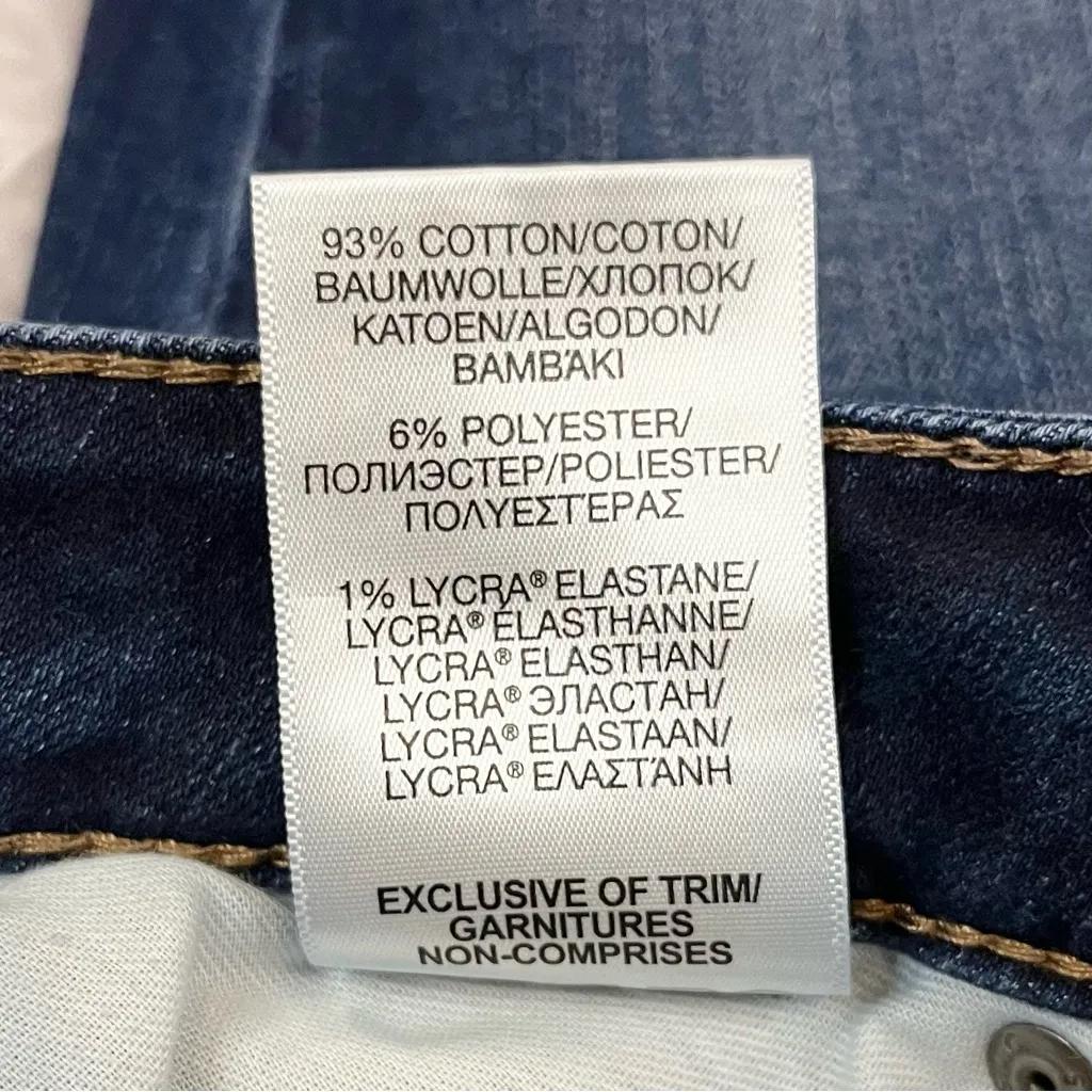 SILVER JEANS Women’s Suki Skinny Crop Dark Wash Blue Denim Jeans 29 - Image 9