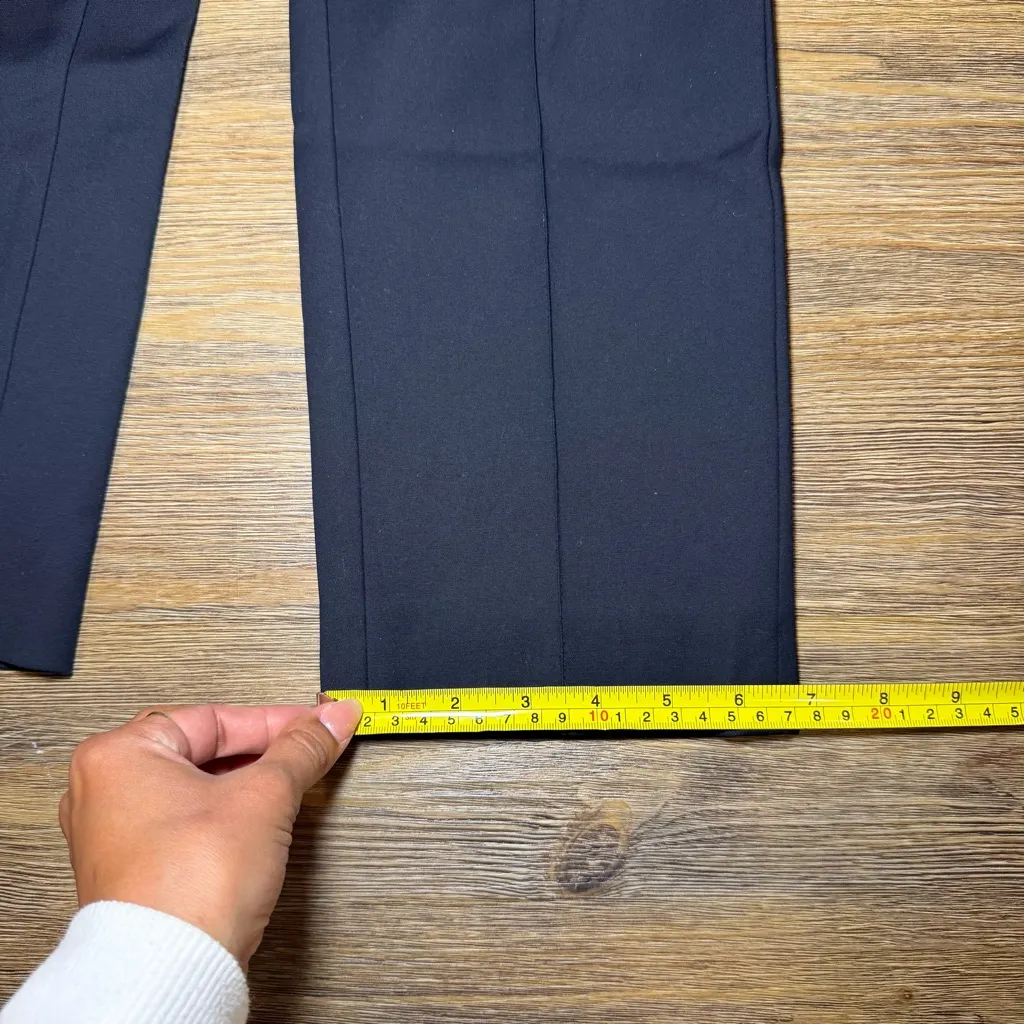 Akris Punto Franca Black Straight Leg Trousers Pants Size 6 NWT Tailored - Image 10