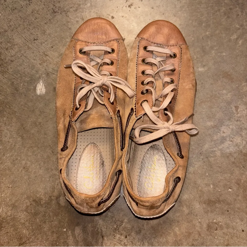 Cole Haan Womens 7.5 G Series Brown Bowling Shoes Leather Suede Shoes Nike Air - Image 3