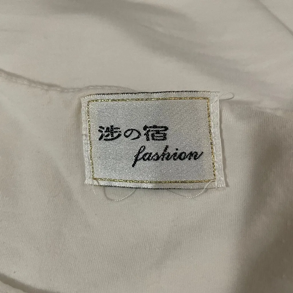 White Cap Sleeve Pleated Waist High Low Sheer Tunic Blouse Top Dress XS Romantic - Image 7