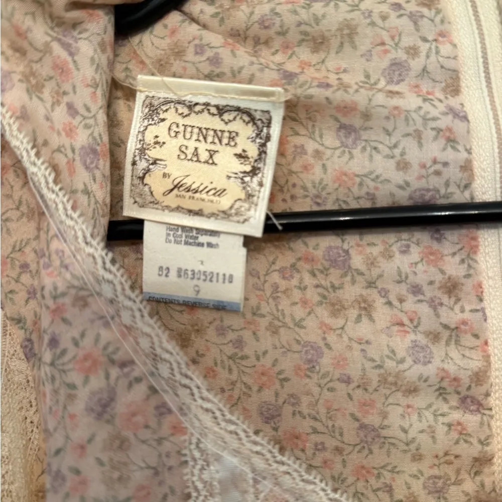 Vintage Gunne Sax Floral Maxi Dress - Image 7