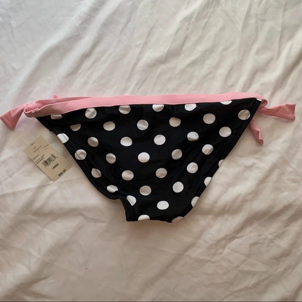 NWT Arizona Jean Company Polka-dot Side-tie Bikini Bottom - Image 2