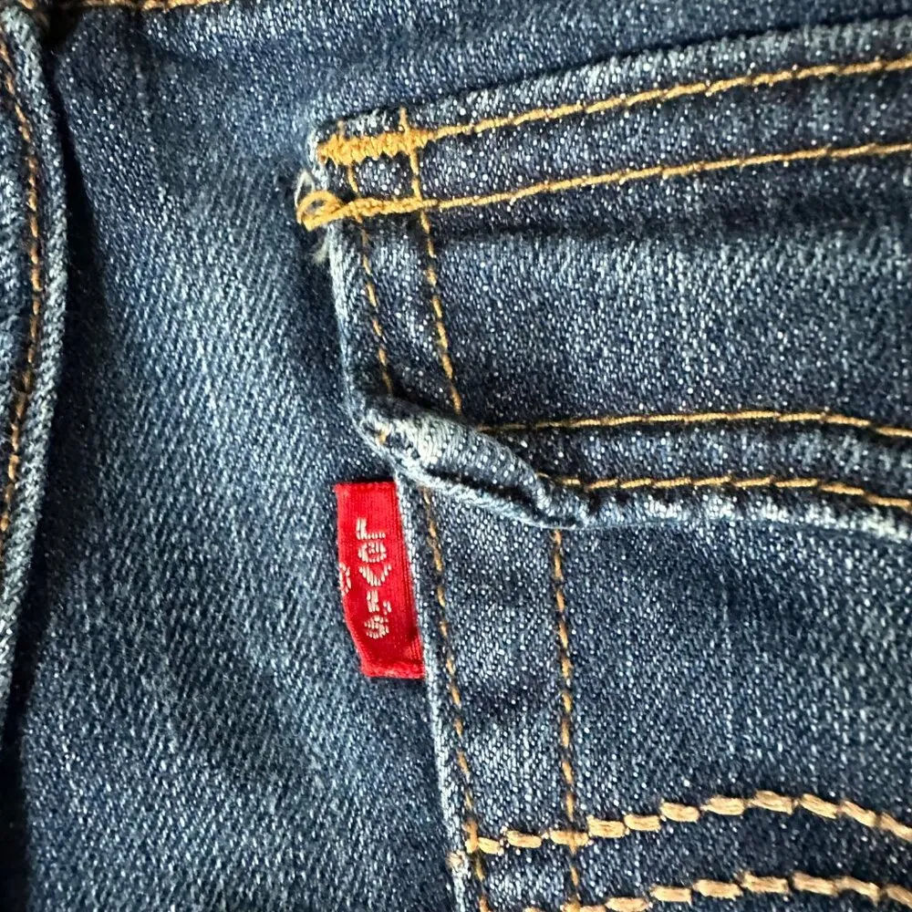 Levis Womens 8 M 545 Low Rise Boot cut Jeans Medium Wash Blue Jeans Flap Pockets - Image 15