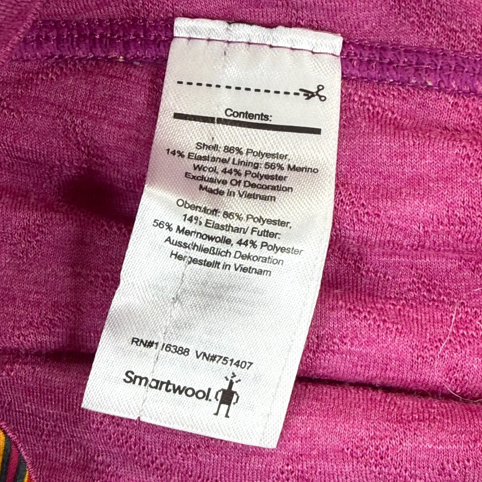 Smartwool S Athletic Skort Skirt Multi Color Striped Built In Shorts Merino Wool - Image 7