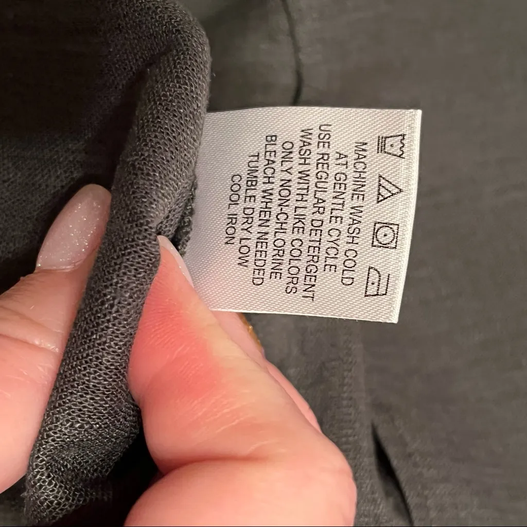 C. Wonder Women SZ Large Green Linen‎ Blend Sleeveless Top Blouse Coastal NEW - Image 5