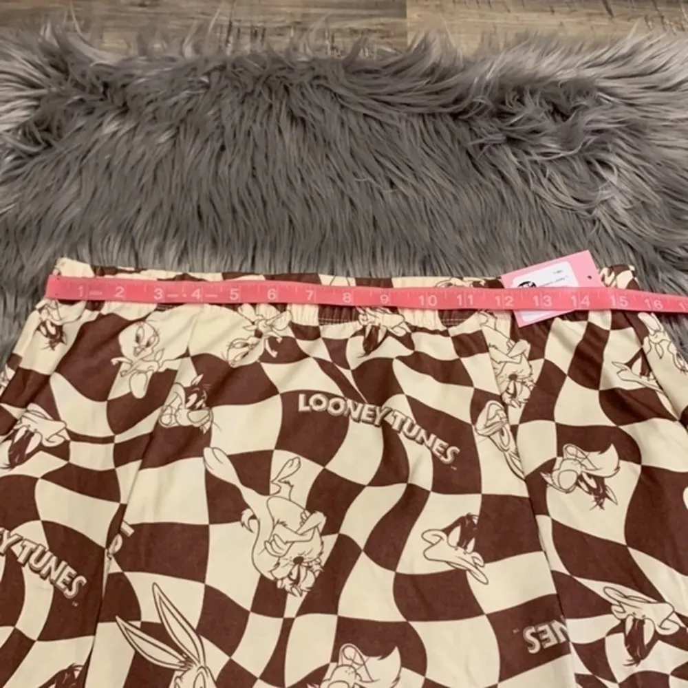 NWT  graphic stretch pull on mini skirt L - Image 6