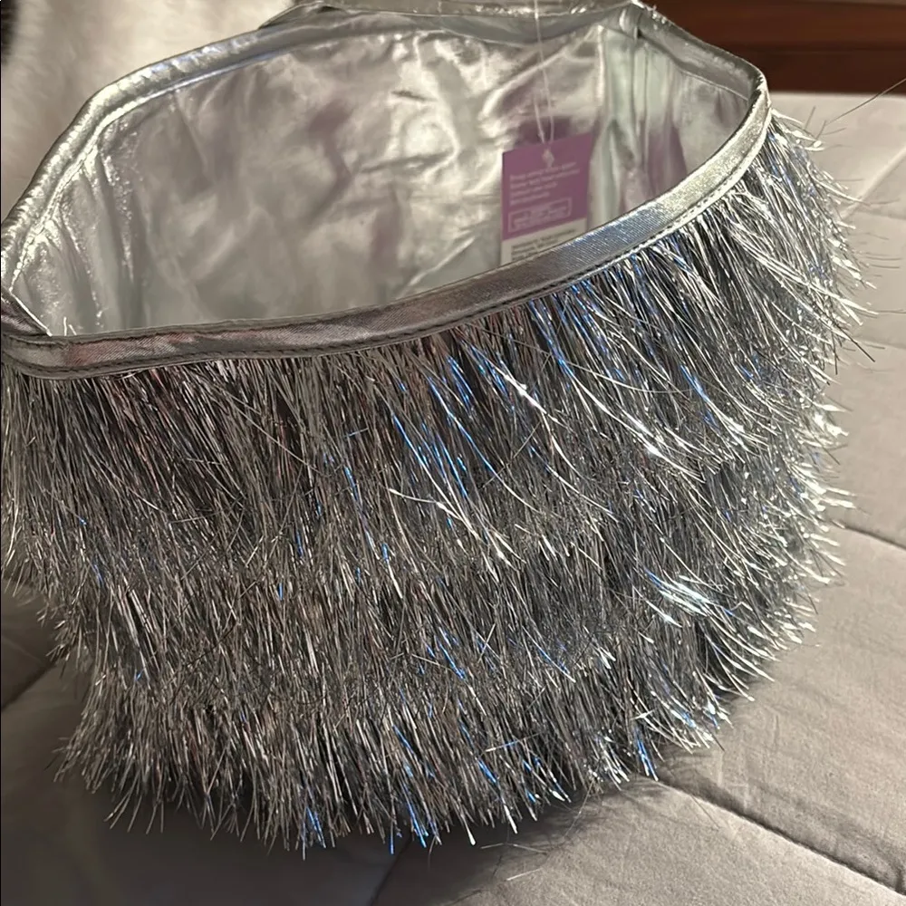 Spritz Silver Tinsel Bag - Image 5