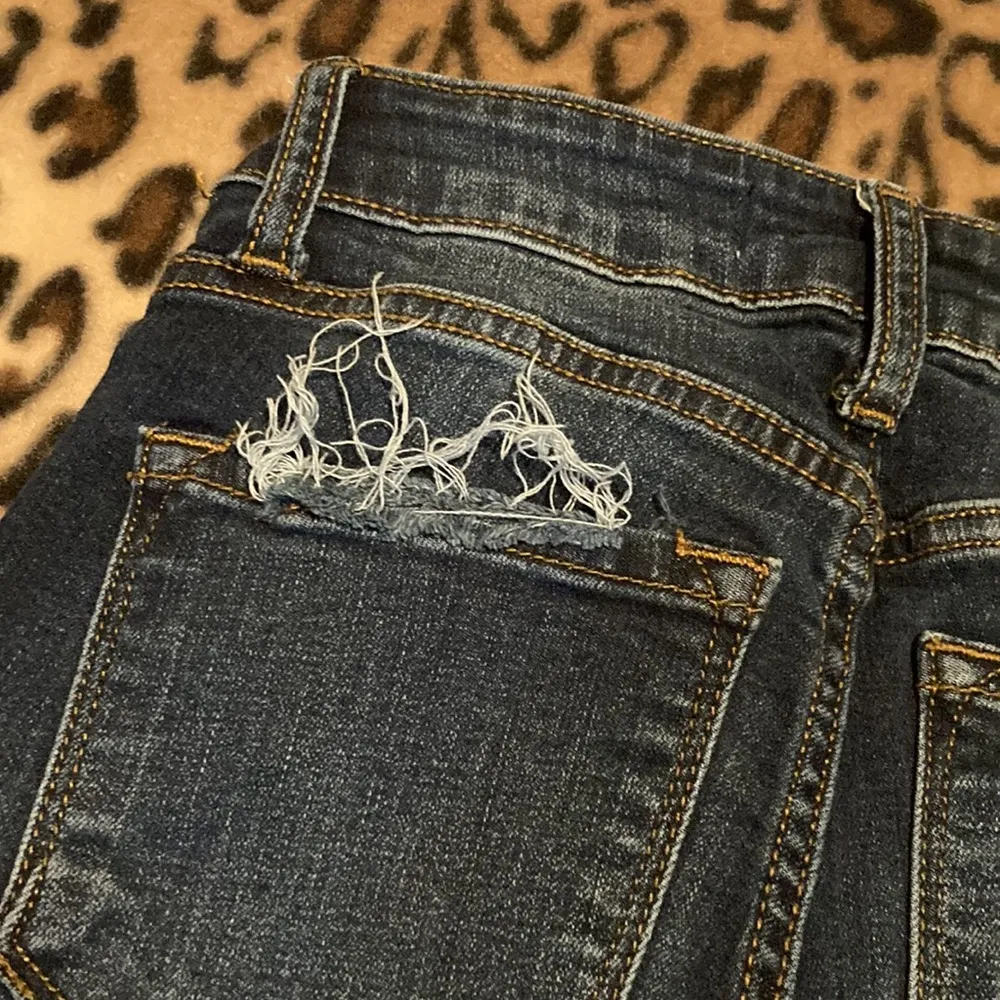 KanCan Jeans Mid Rise Ankle Distressed Skinny Jeans Women’s Size 0 /… Blue - Image 11