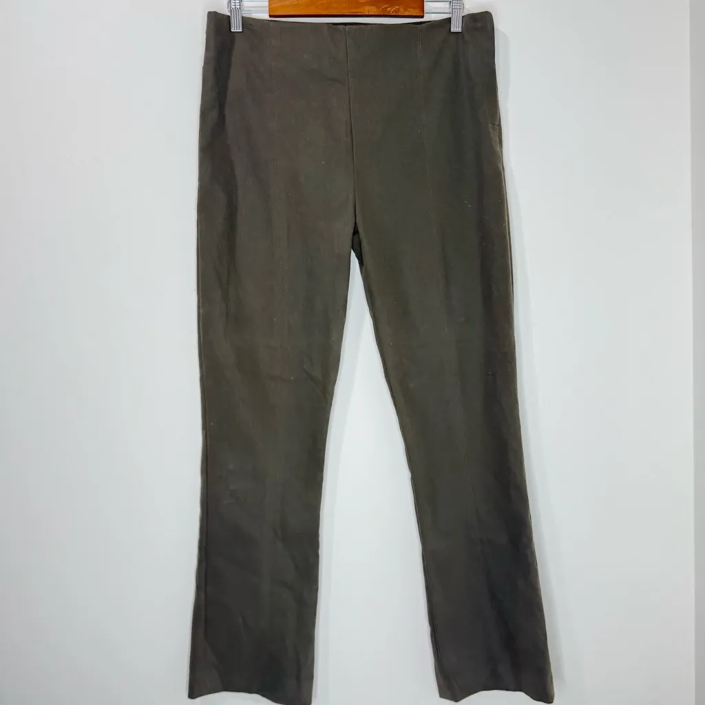 MM Lafleur Dark Olive Green The Foster Pants PowerStretch Size 16 - Image 4