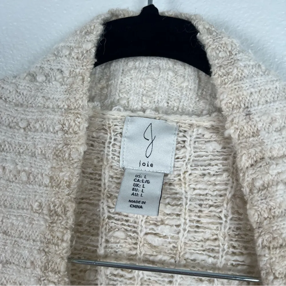 Joie Longline Oversized Chunky Cardigan‎ Sz L - Image 4