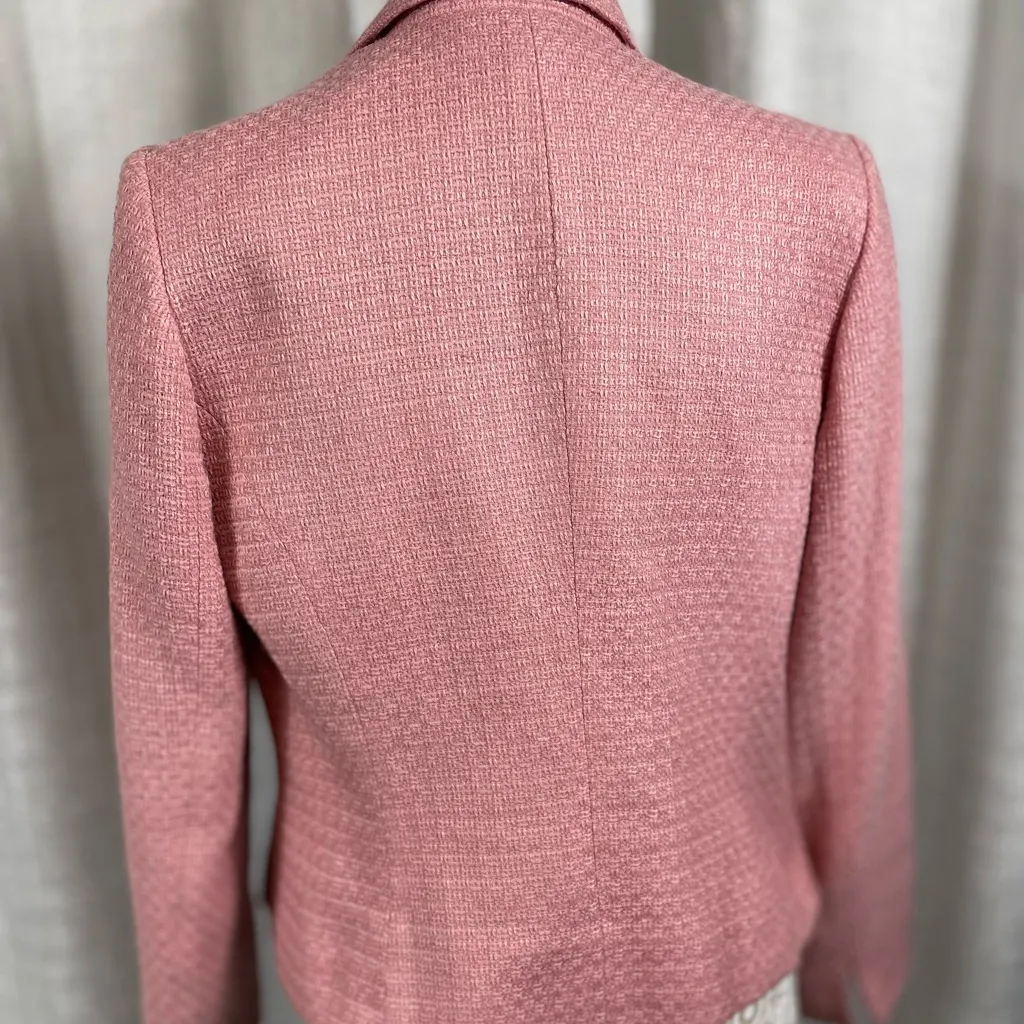 Judith Hart Petites pink textured blazer size 12P - Image 5