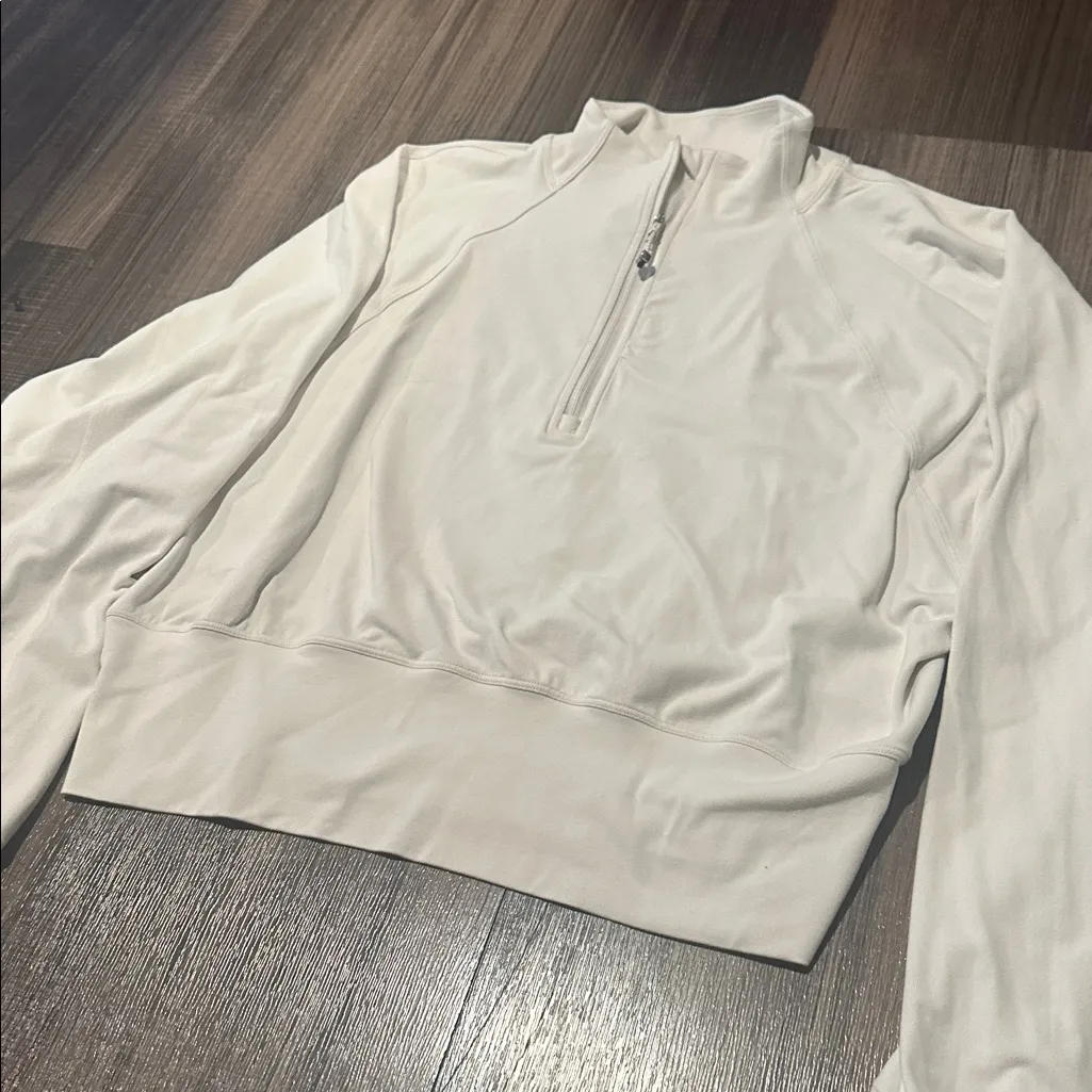Lululemon White Opal Ready to Rulu Half-Zip Pullover - Image 2
