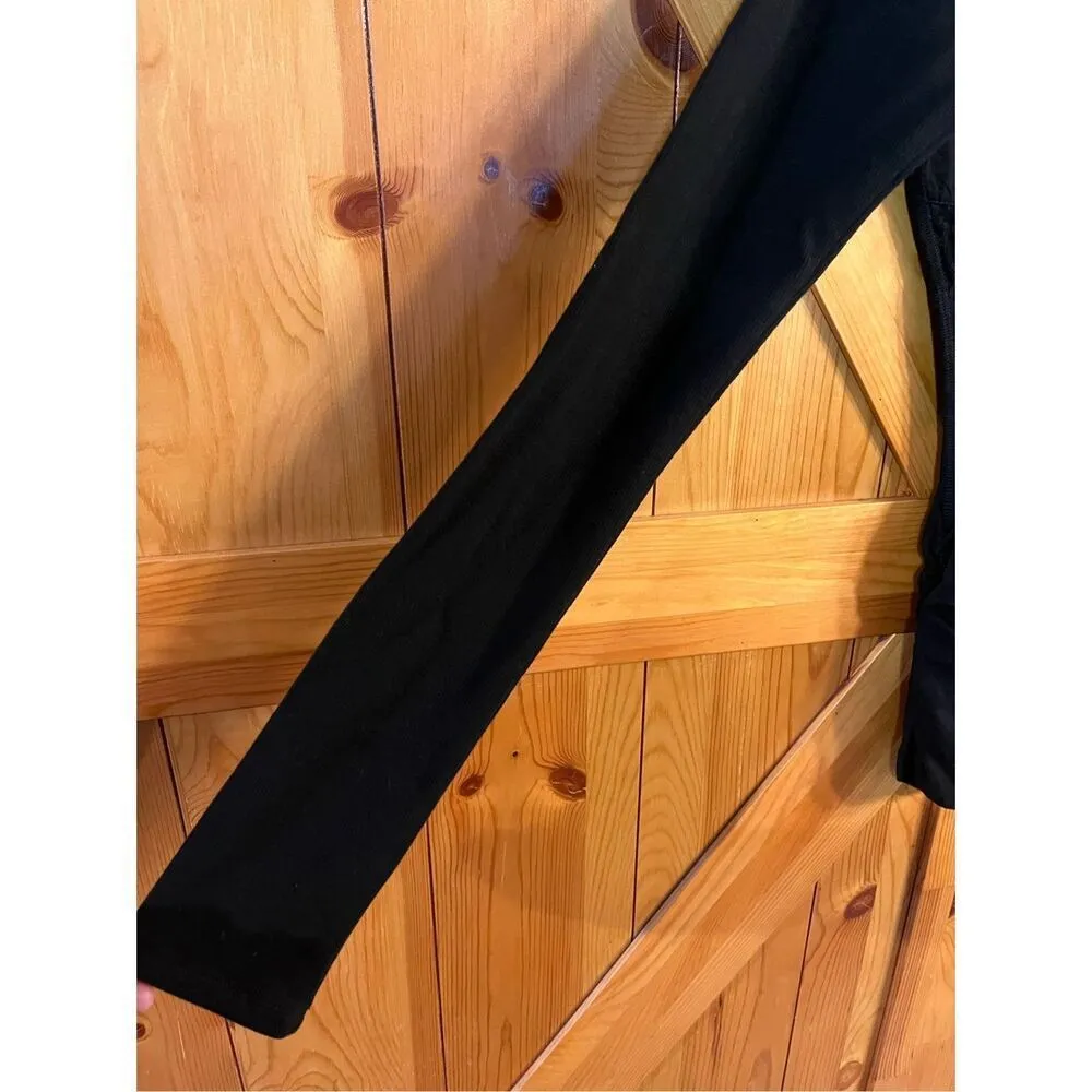 Rock & Roll Cowgirl  Black LS w/Lace Details size XL nwt (3745) - Image 4