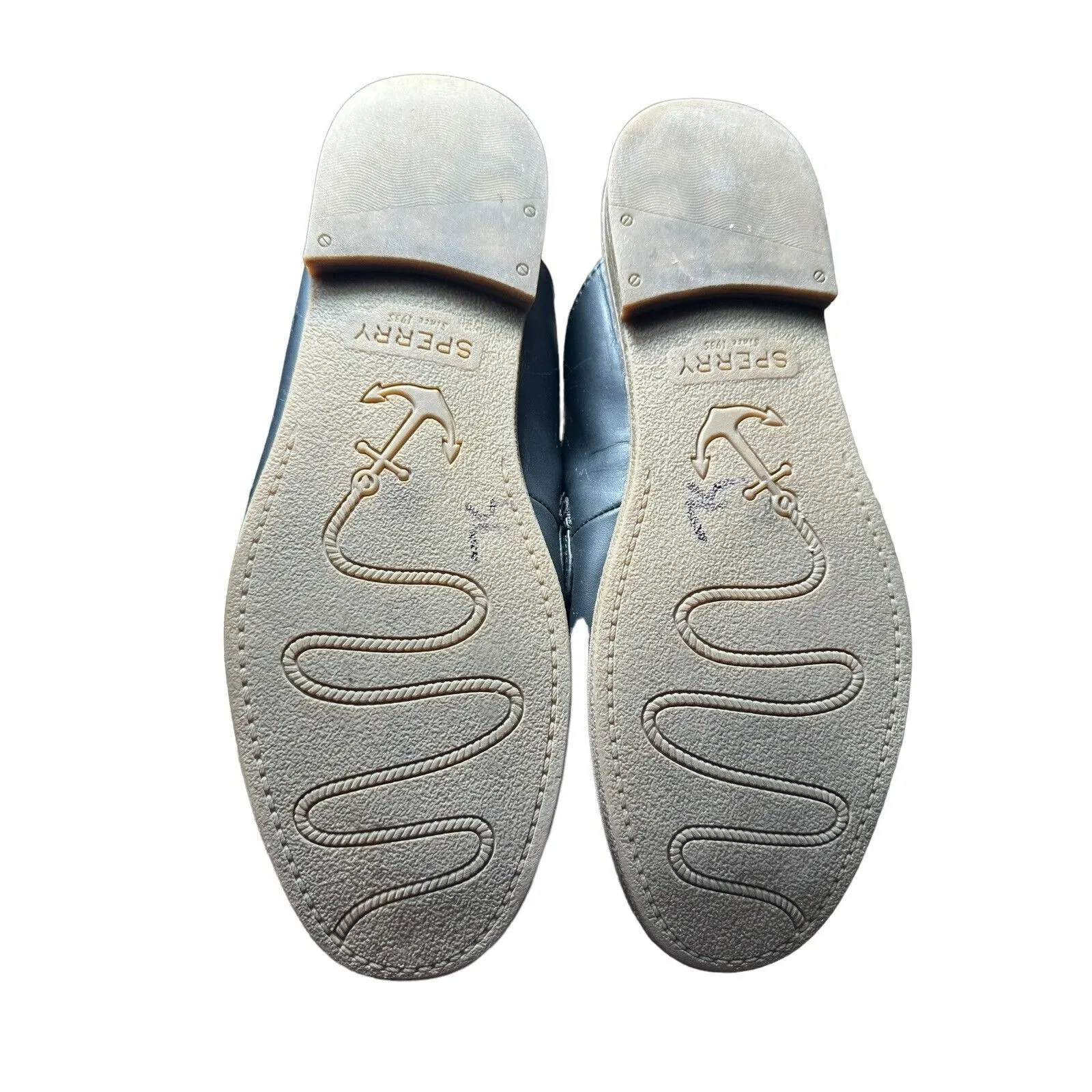 Sperry Top Sider‎ Women’s Size 8 Wayport Mule Black Leather Slip On Shoes #S61-5 - Image 5