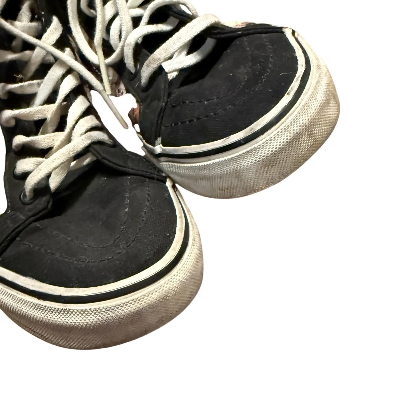 Vans ASPCA SK8-Hi Cat Print Sneakers Women's Size 8 Black Canvas High Tops - Image 5