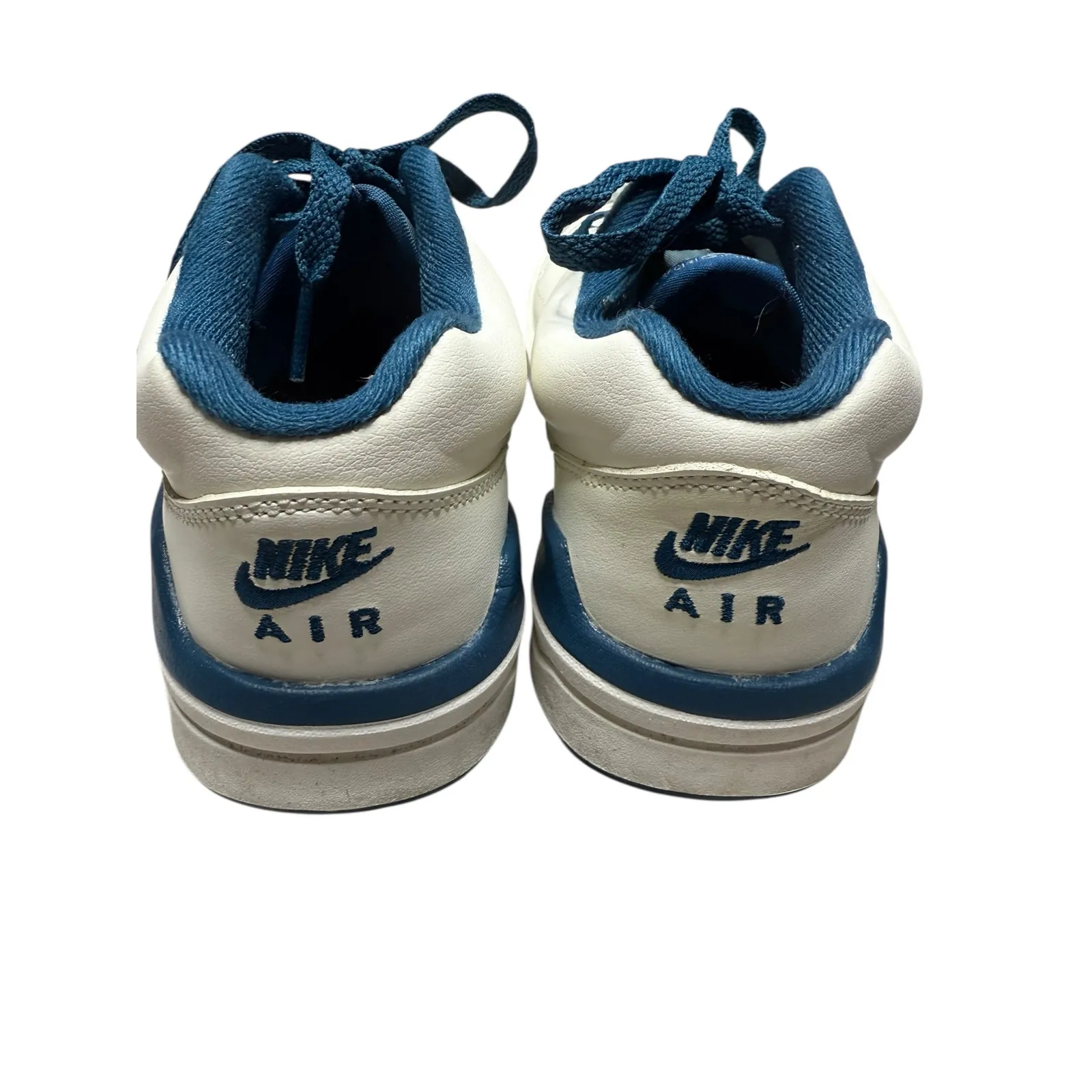 Women’s Jordan Stadium 90 Sail Ozone Blue Sneakers Size 8 White Blue - Image 3