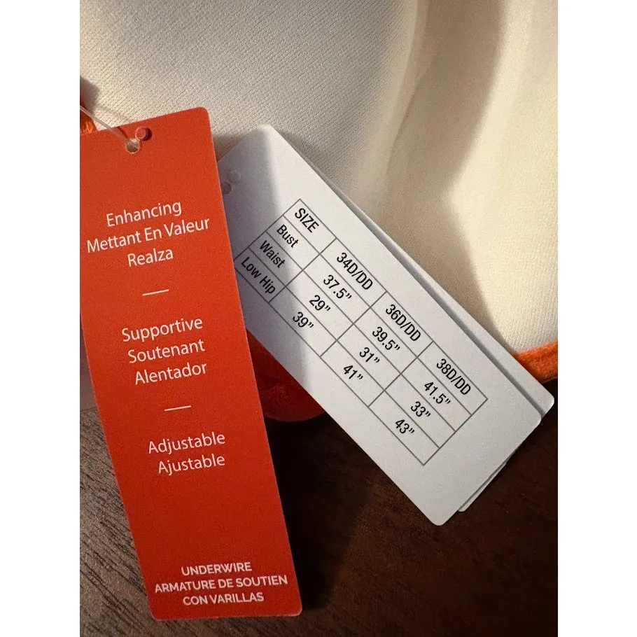 Jantzen Coral Underwire Bikini Top - Size 34DD - New - Image 8