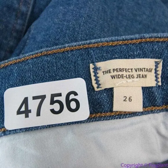 NEW Madewell The Perfect Vintage Wide-Leg Jean‎ in Fairdale Wash, 26 - Image 14