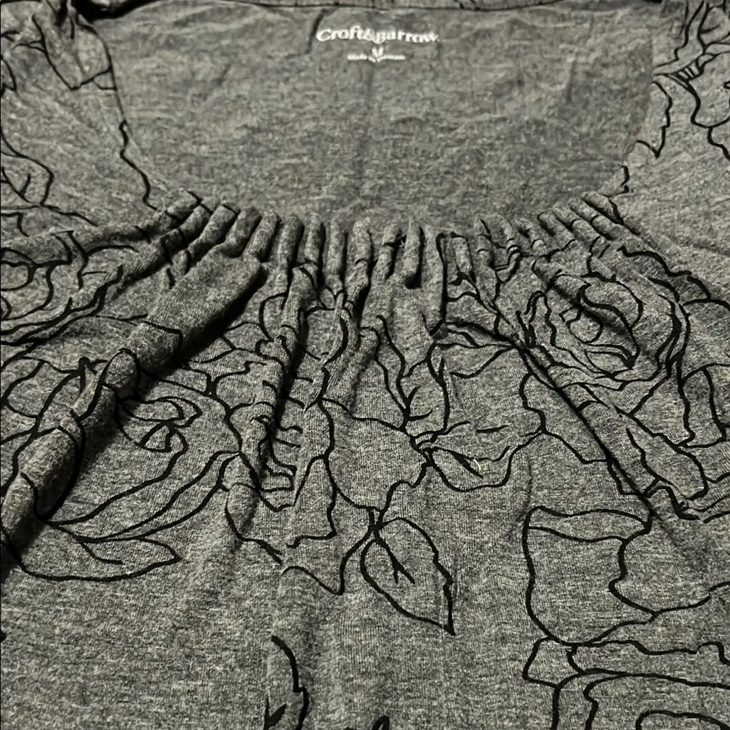 Croft & Barrow Gray and Black Tank Top - Image 4