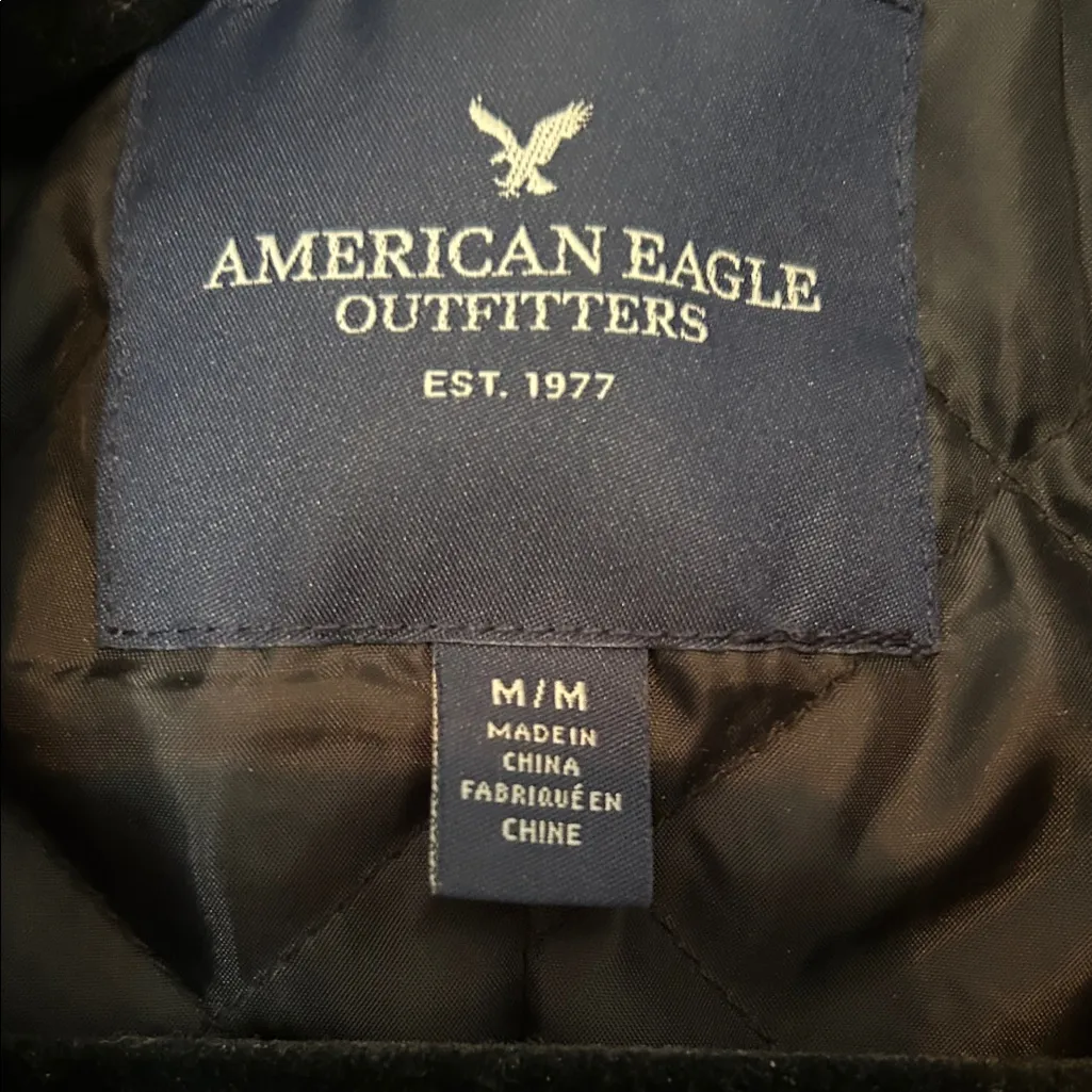 American Eagle Outfitters Black Pea Coat - Image 2