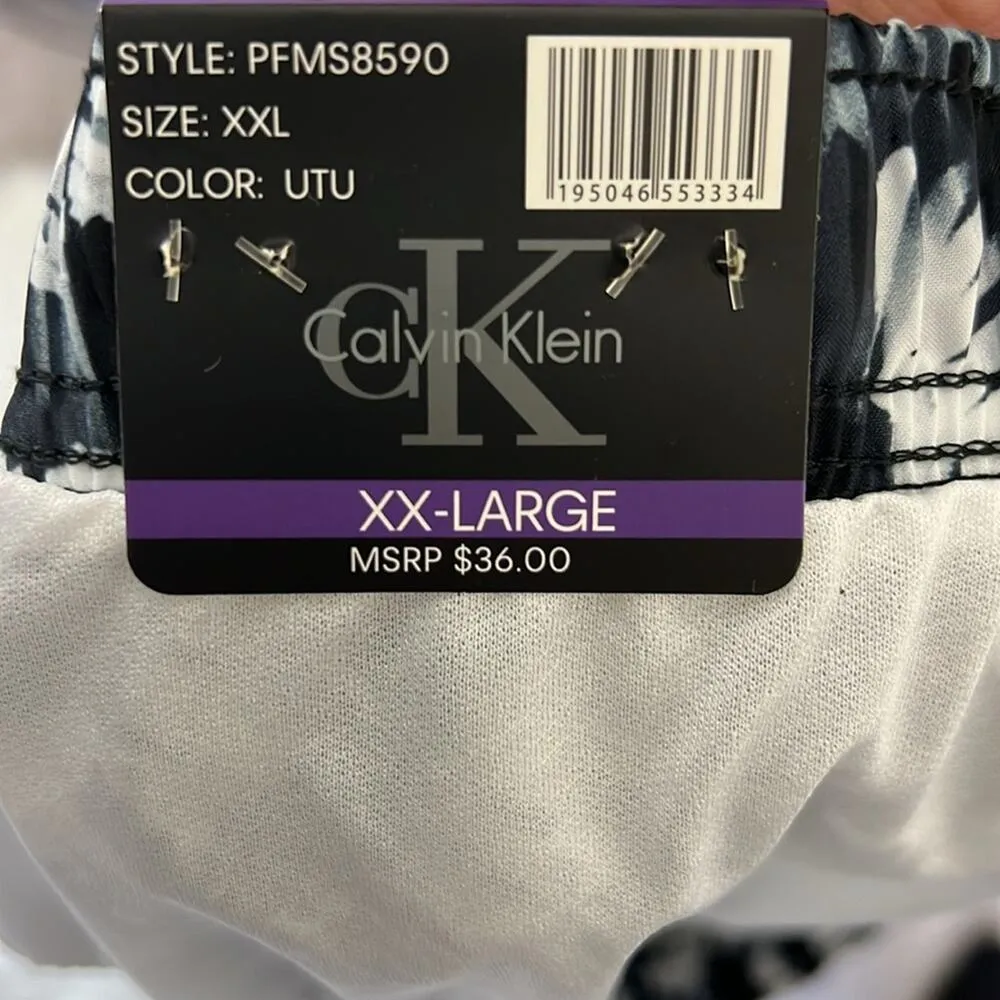 NWT Calvin Klein Shorts Womens XXL Black White Athletic Running Athleisure - Image 4