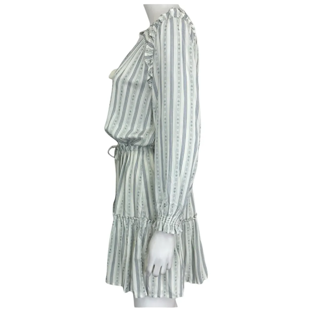 PAIGE Blue Striped Mini Dress Size M - Image 2