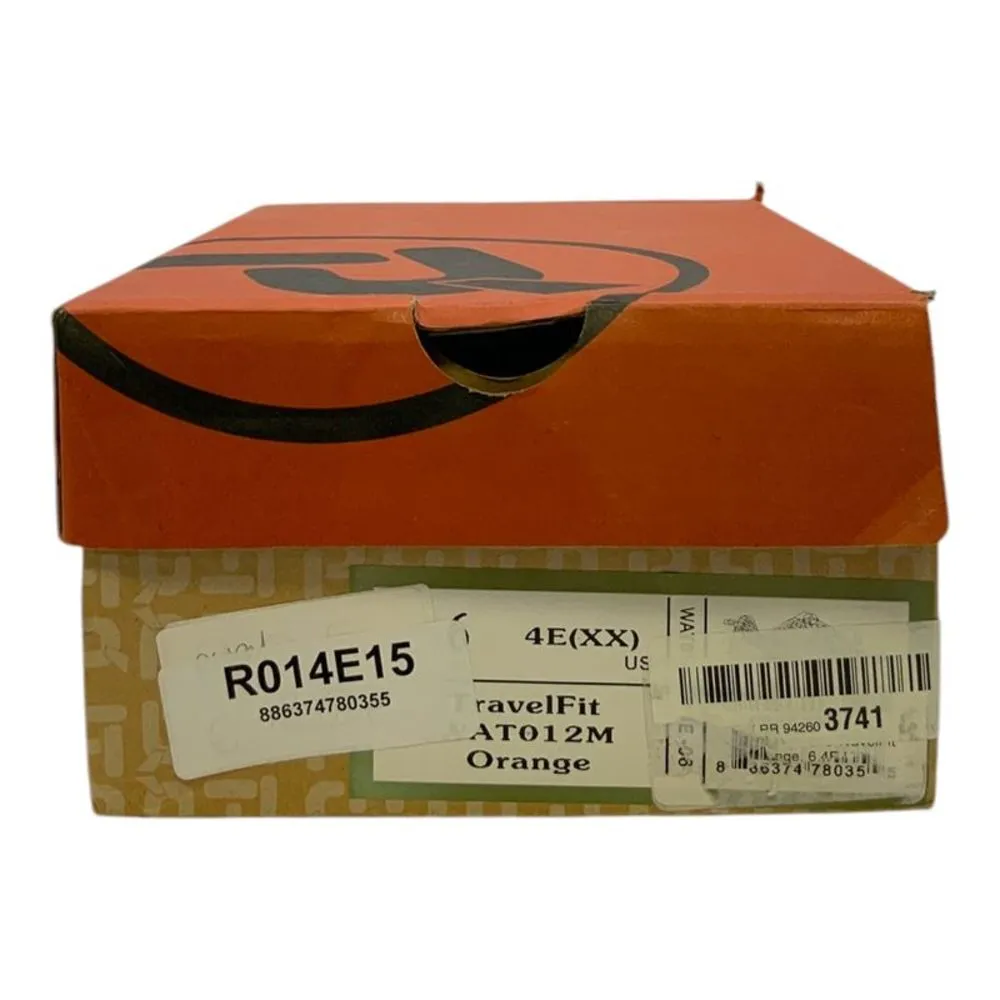Propet TravelFit Walking Shoe Orange/Black US Women's 6 4E(XX) Orange - Image 8