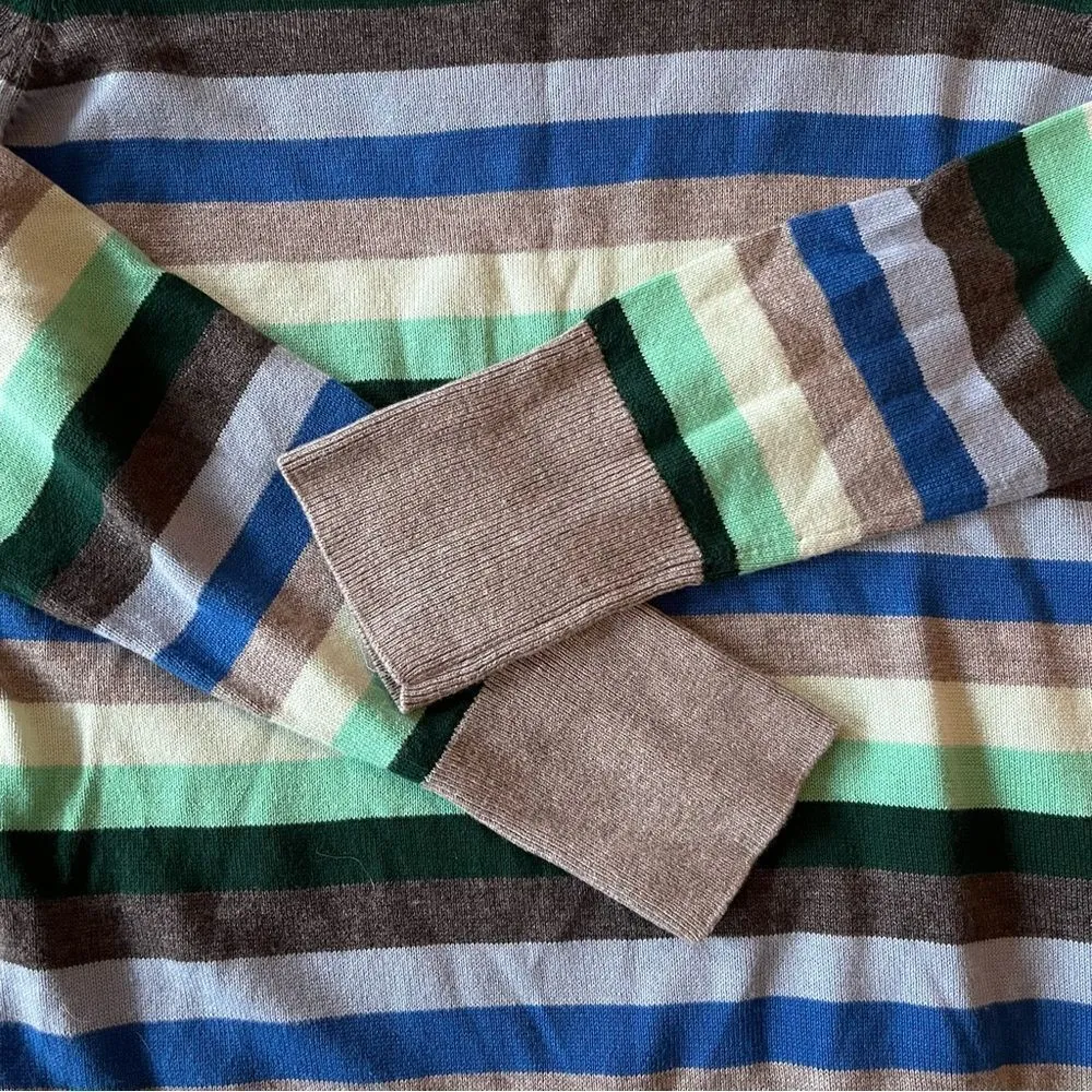 Vince Camuto Striped Crew Neck Sweater - Image 9