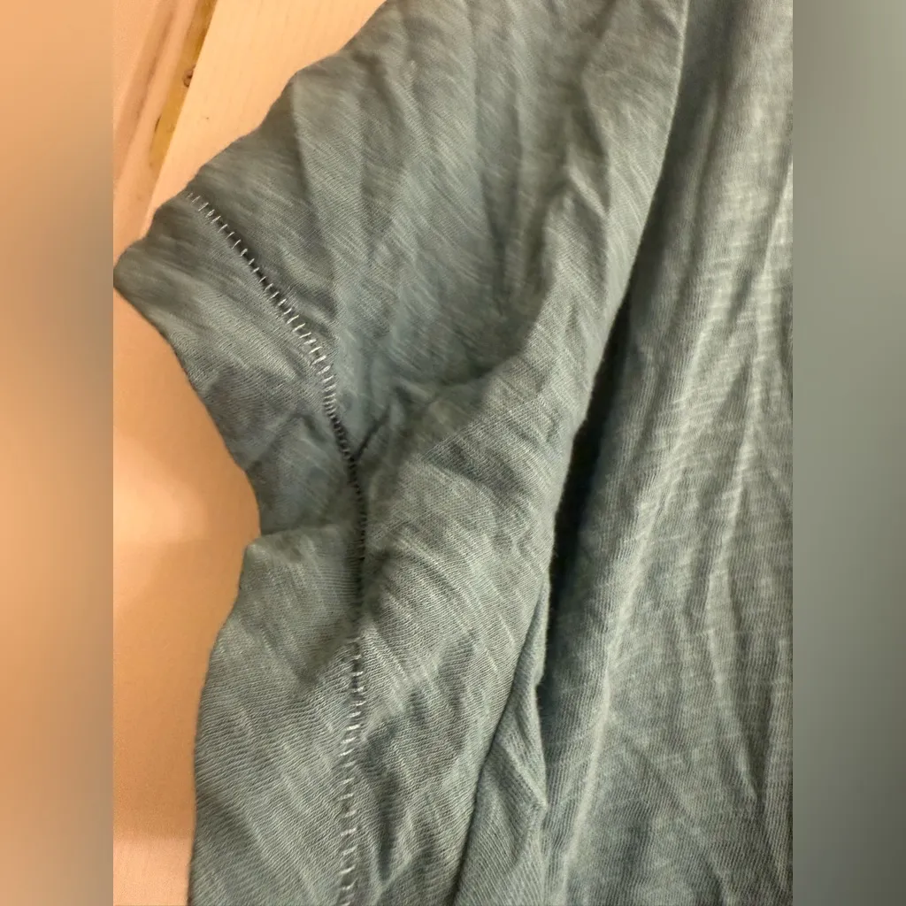 Torrid Yosemite Vintage Cotton Jersey Slub Crew Notch Blue Tee Shirt - size 1 - Image 4