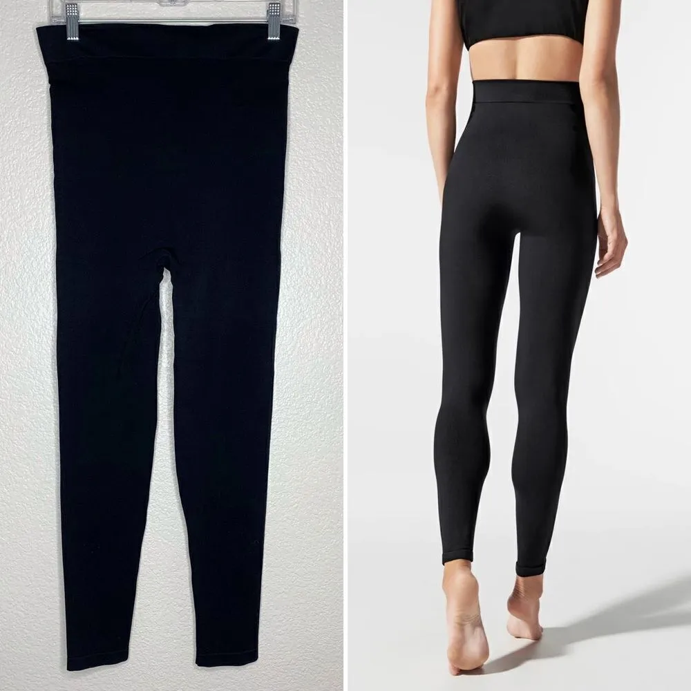 BLANQI Size Medium Highwaist Postpartum/ Nursing Support Leggings Black - Image 5