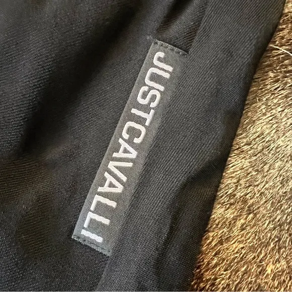 Just Cavalli  Black Sheath Asymmetric Dress Size‎ 38 - Image 16