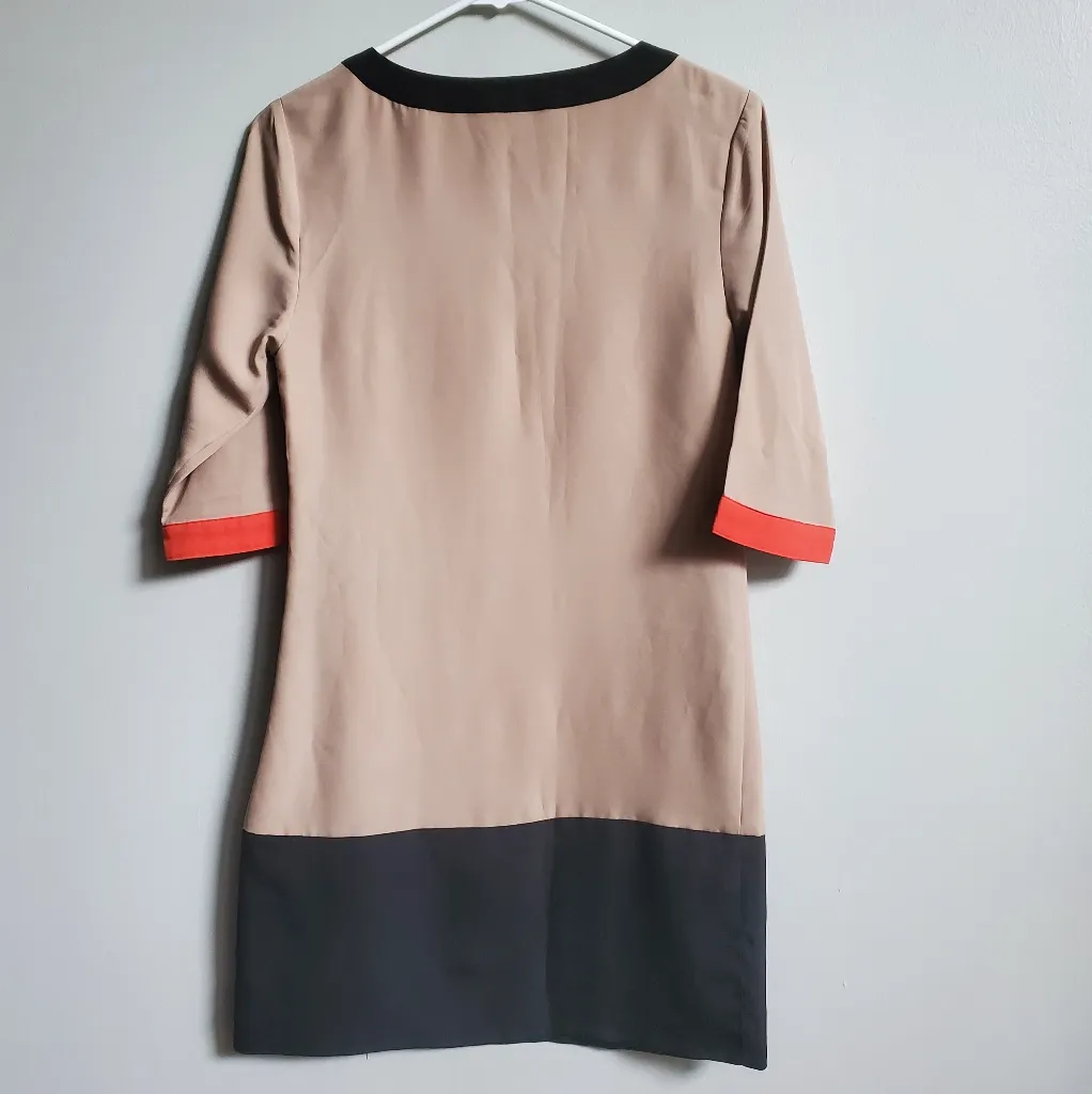 Ted Baker London 3/4 Sleeve Color Block Tunic Dress - Image 13