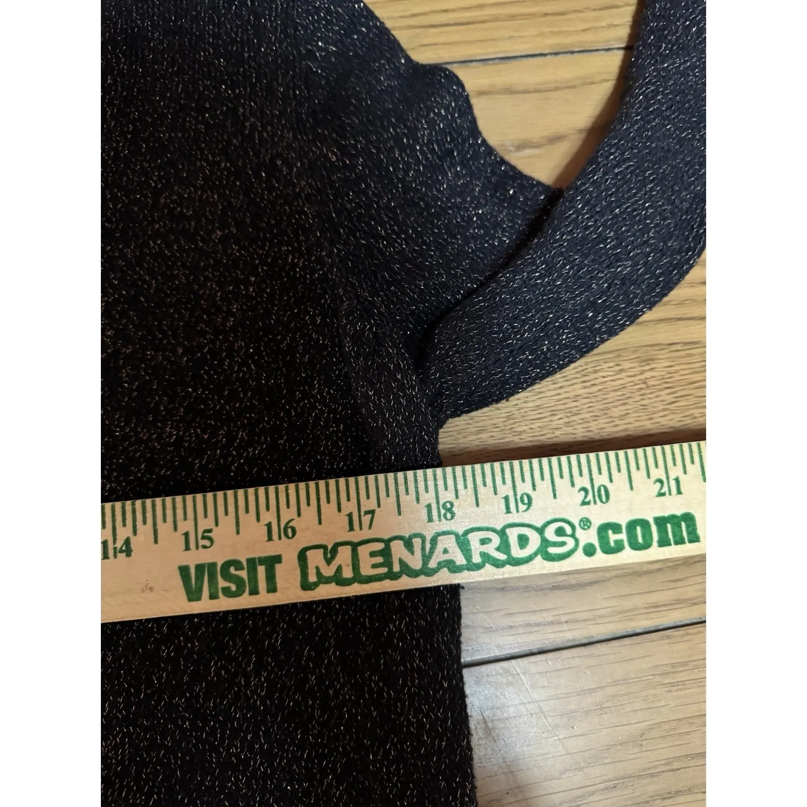 Old Navy Women Size Large V Neck Metallic Lightweight Sweater Office Career City - Image 6