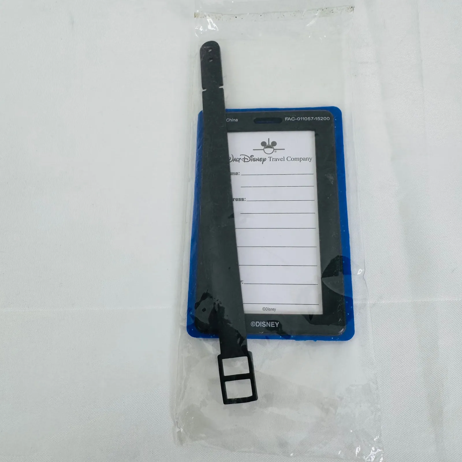 Disneyland Resort 60th Anniversary‎ Luggage Tag Disney Mickey Minnie Mouse New - Image 3