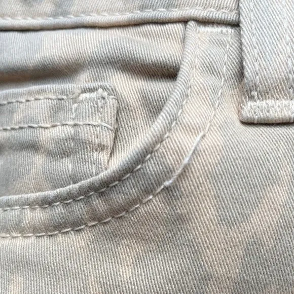 Anthropologie Bella Dahl Tan Cream Leopard Print Low Rise Chino Women’s Size 28 - Image 12