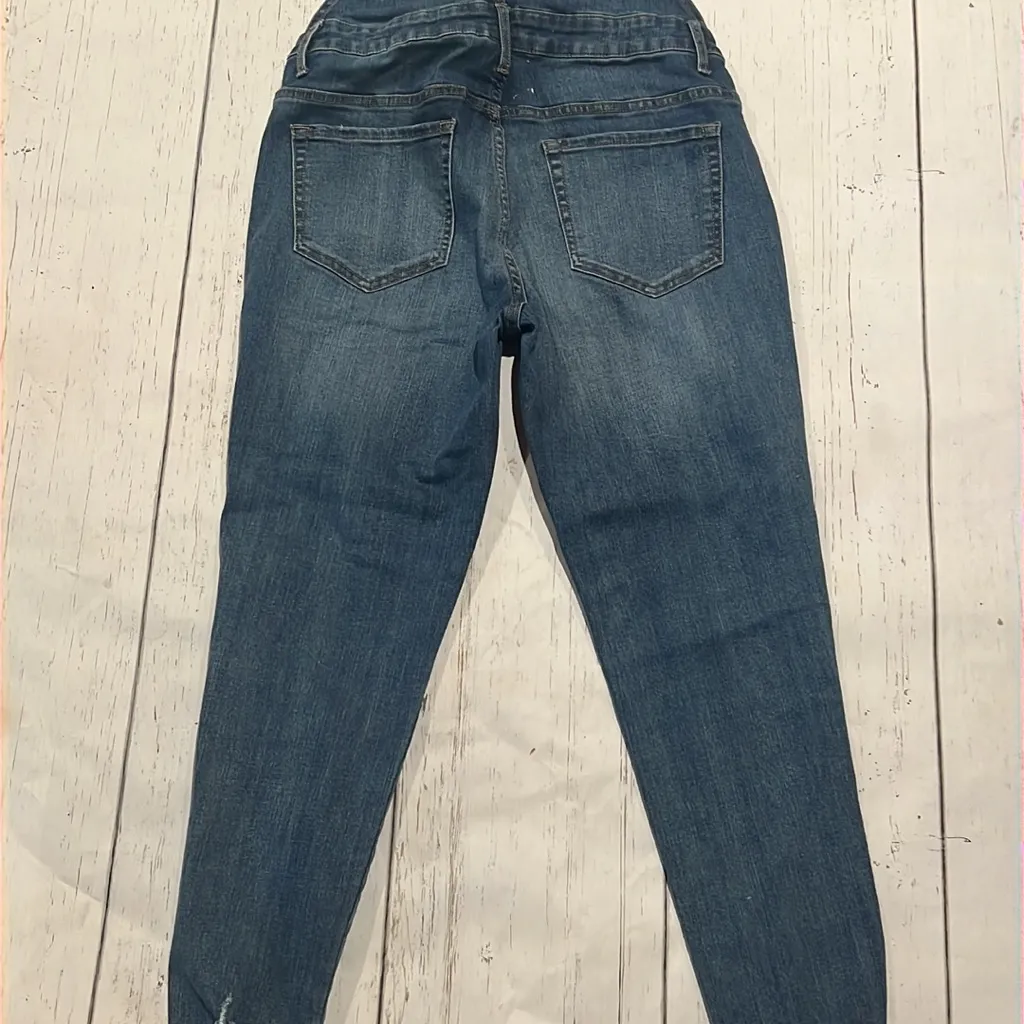 American rag blue denim overalls - Image 5