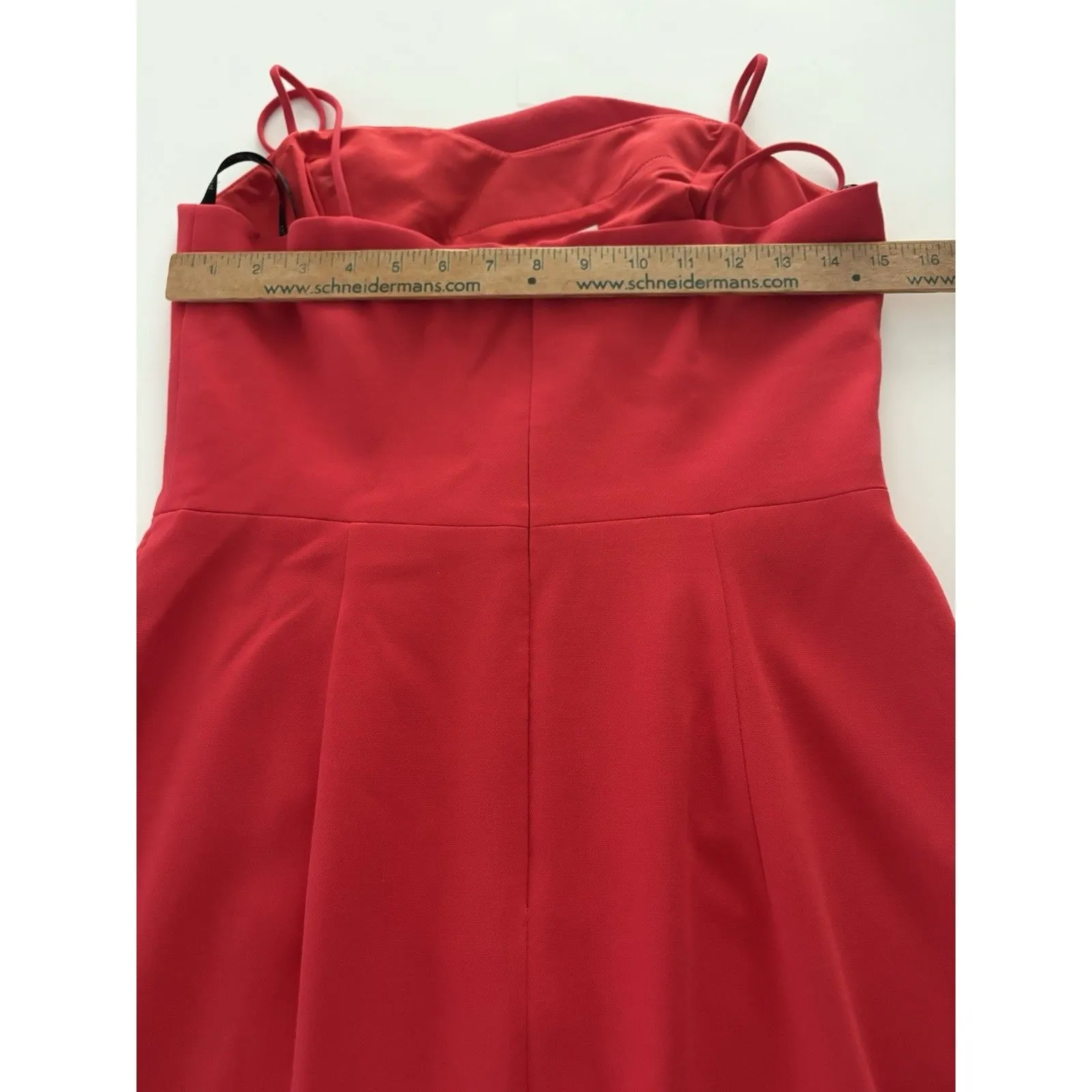 Black Halo Dress 8 Red Brishten Sheath Cocktail Spaghetti Strap Holiday Party - Image 9