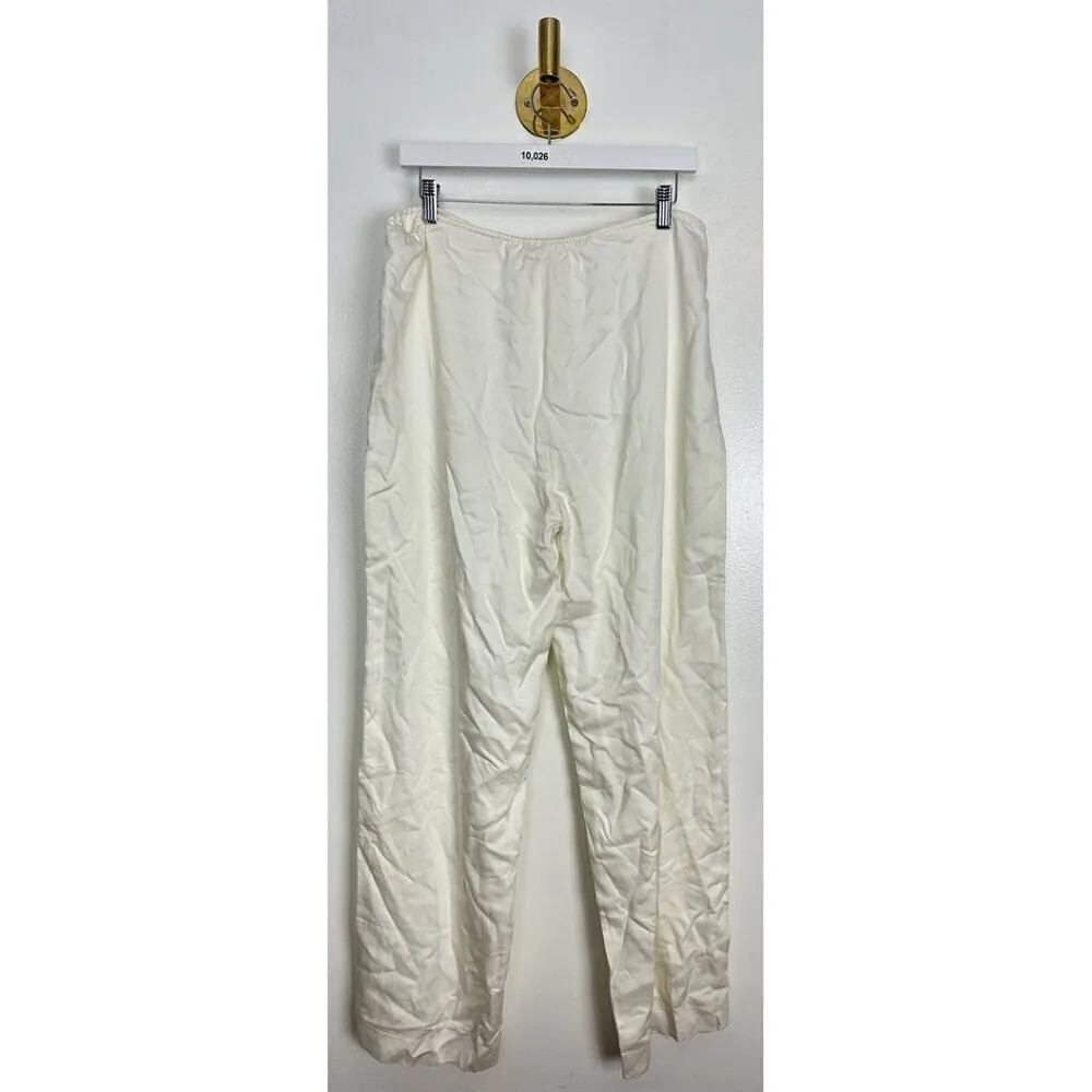 HOUSE OF CB Cleo Drawstring Pants in White Size Medium - Image 6