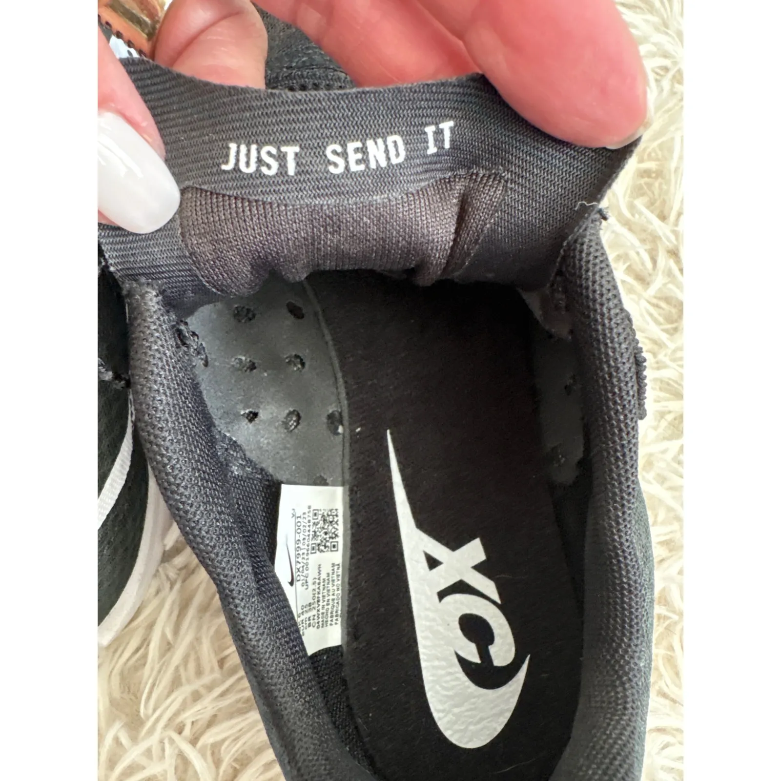 Nike Zoom Rival XC Track Spikes Cross Country Running Shoes Black Silver NWOB - Image 8