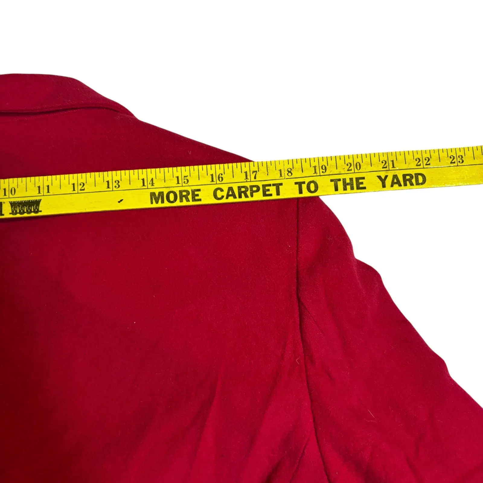 Hunt Club Merino Wool Blazer Classic Business Career Jacket‎ Red Size 10** - Image 8