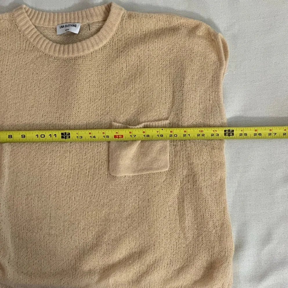 LNA Loma Semi Sheer‎ sweater size medium - Image 9