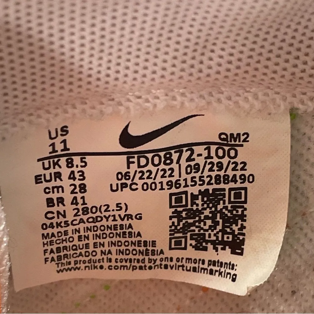 Nike‎ Court Legacy Lift Sneakers Women’s Sz 11 White Action Green FD0872 Shoes - Image 9